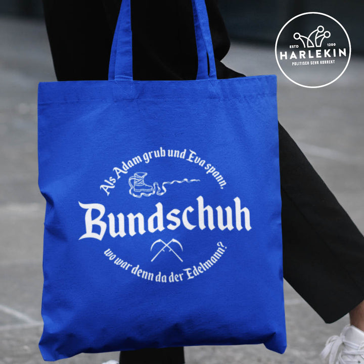 STOFFTASCHE • BUNDSCHUH: ADAM, EVA, EDELMANN