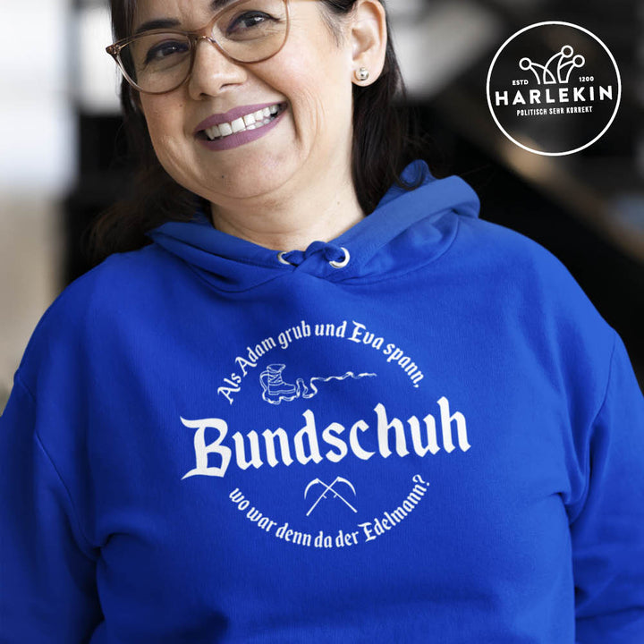 HOODIE MÄDELS •  BUNDSCHUH: ADAM, EVA, EDELMANN