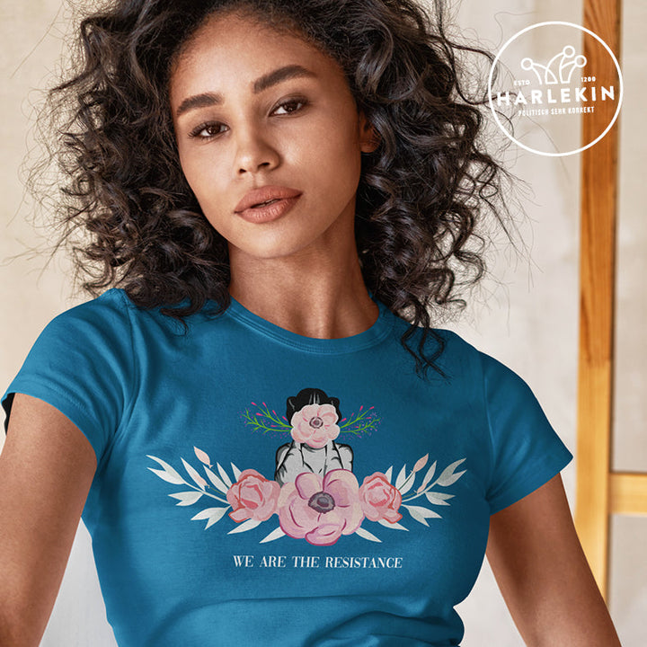 DEMOKR. WIDERSTAND PREMIUM SHIRT MÄDELS • FLOWER RESISTANCE