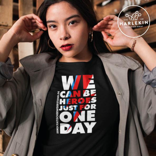 DEMOKR. WIDERSTAND PREMIUM SHIRT MÄDELS • HEROES
