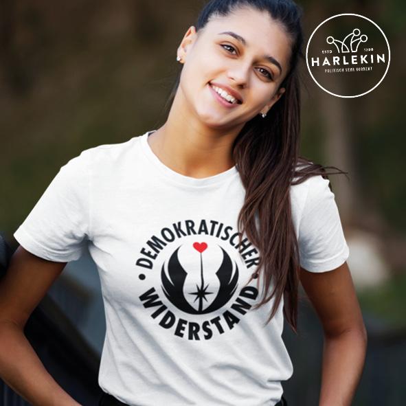 DEMOKR. WIDERSTAND PREMIUM SHIRT MÄDELS • REBEL FLEET - HELL