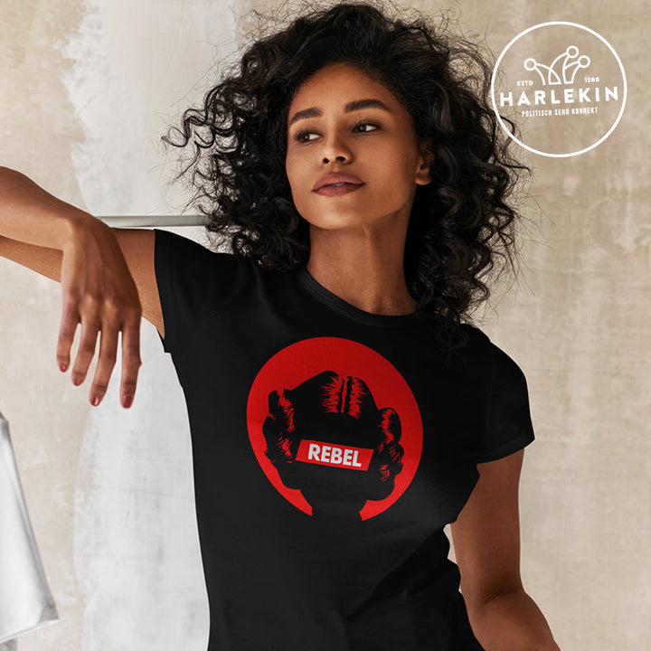 DEMOKR. WIDERSTAND PREMIUM SHIRT MÄDELS • REBEL GIRL