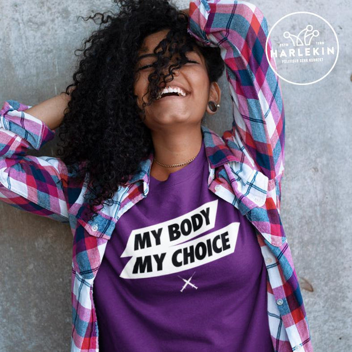 DEZENTE REBELLEN PREMIUM SHIRT MÄDELS • MY BODY MY CHOICE