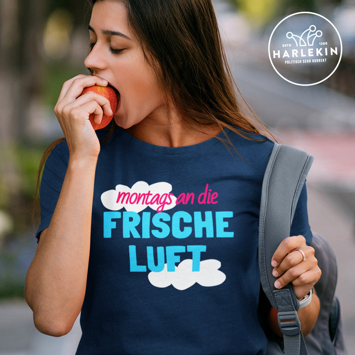 DIE MÖHRE: GRÜNZEUG PREMIUM SHIRT MÄDELS • MONTAGS AN DIE FRISCHE LUFT