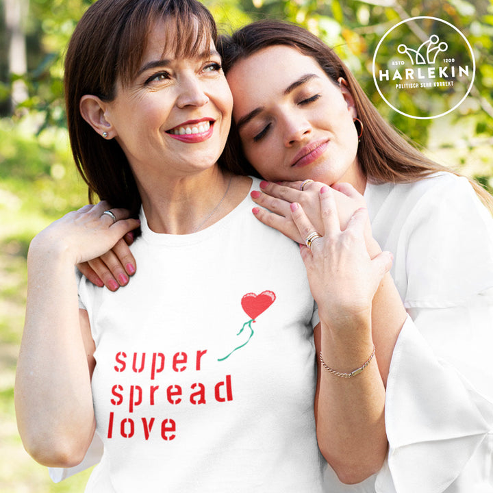 DIE MÖHRE: GRÜNZEUG PREMIUM SHIRT MÄDELS • SUPER SPREAD LOVE
