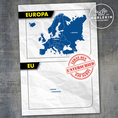 GROSSE STICKER / AUFKLEBER (10 STK.) • EU VS. EUROPA