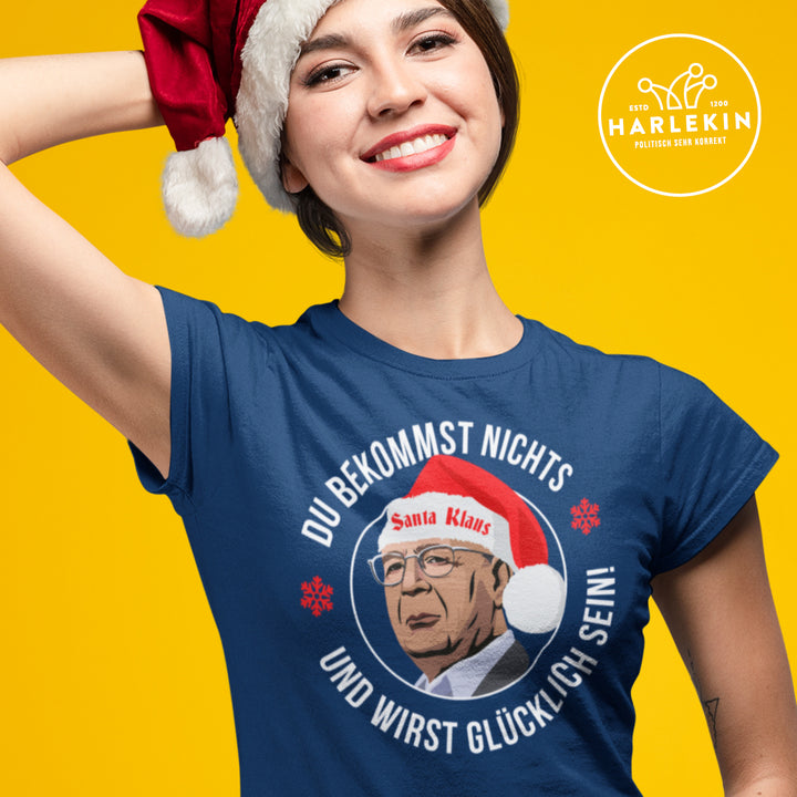 ORGANIC SHIRT MÄDELS • SANTA KLAUS - DU BEKOMMST NICHTS