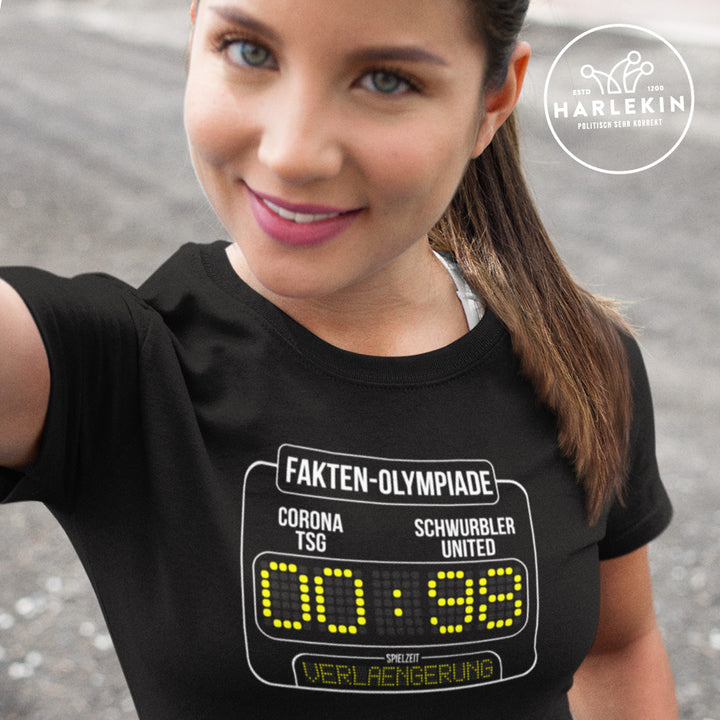 SPASSKULTUR PREMIUM SHIRT MÄDELS • FAKTEN-OLYMPIADE: SCHWURBLER UNITED VS. CORONA TSG