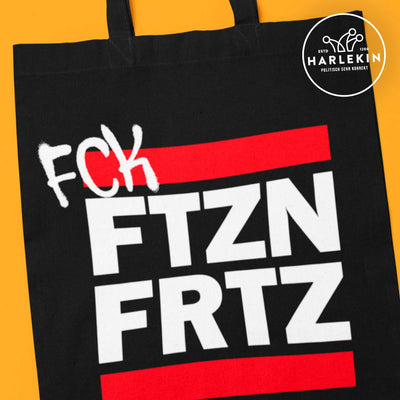 STOFFTASCHE • FCK FTZN FRTZ - dunkel