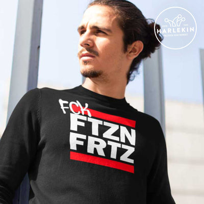 SWEATER BUBEN • FCK FTZN FRTZ - dunkel