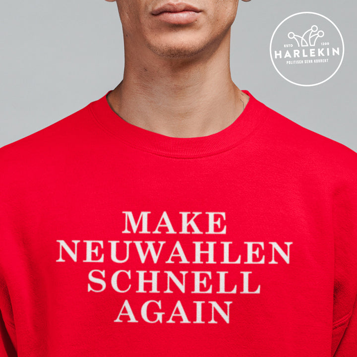 SWEATER BUBEN • MAKE NEUWAHLEN SCHNELL AGAIN