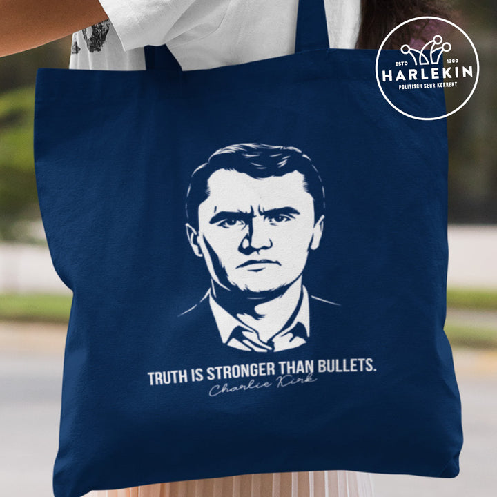 STOFFTASCHE • TRUTH IS STRONGER THAN BULLETS - CHARLIE KIRK
