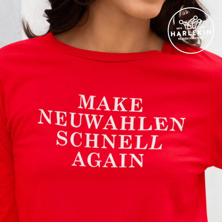 SWEATER MÄDELS • MAKE NEUWAHLEN SCHNELL AGAIN