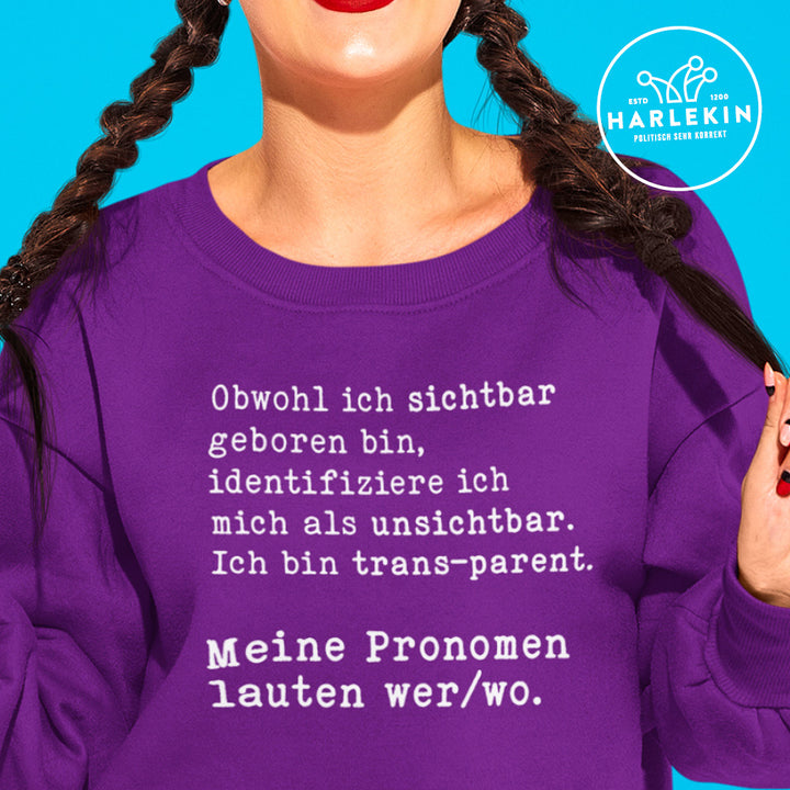 SWEATER MÄDELS • TRANS-PARENT