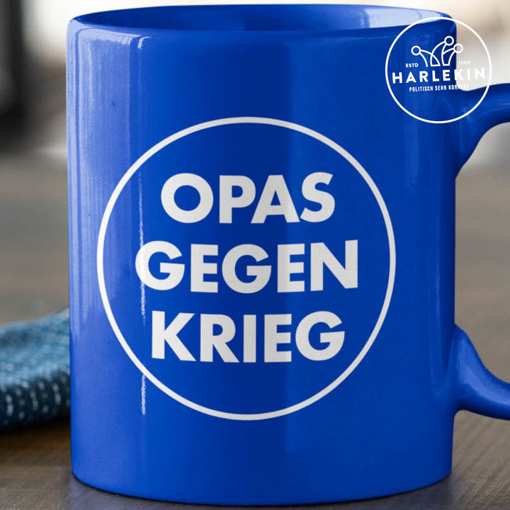 TASSE • OPAS GEGEN KRIEG - dunkel