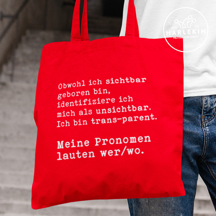 STOFFTASCHE • TRANS-PARENT