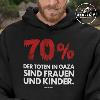 HOODIE BUBEN • 70% DER TOTEN IN GAZA