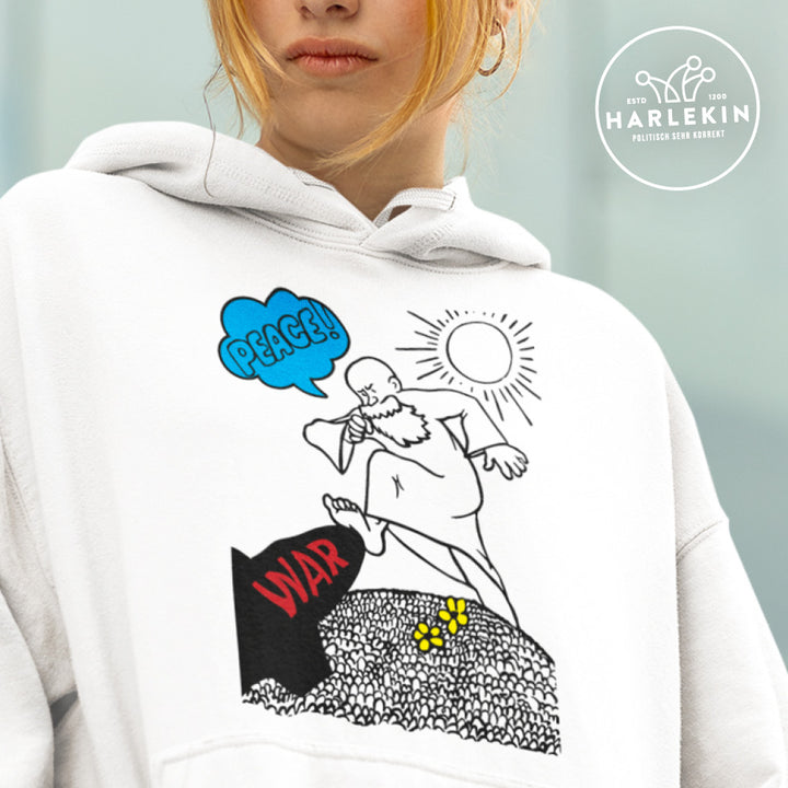 HOODIE MÄDELS • PEACE & WAR (ORIGINAL DDR-PLAKAT)