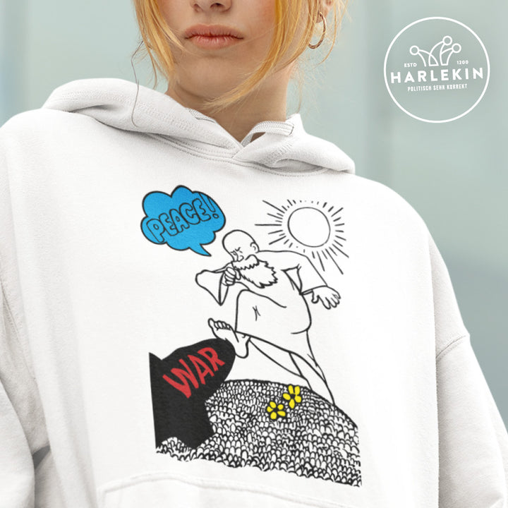 HOODIE MÄDELS • PEACE & WAR (ORIGINAL DDR-PLAKAT)