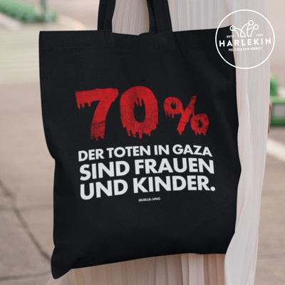 STOFFTASCHE • 70% DER TOTEN IN GAZA