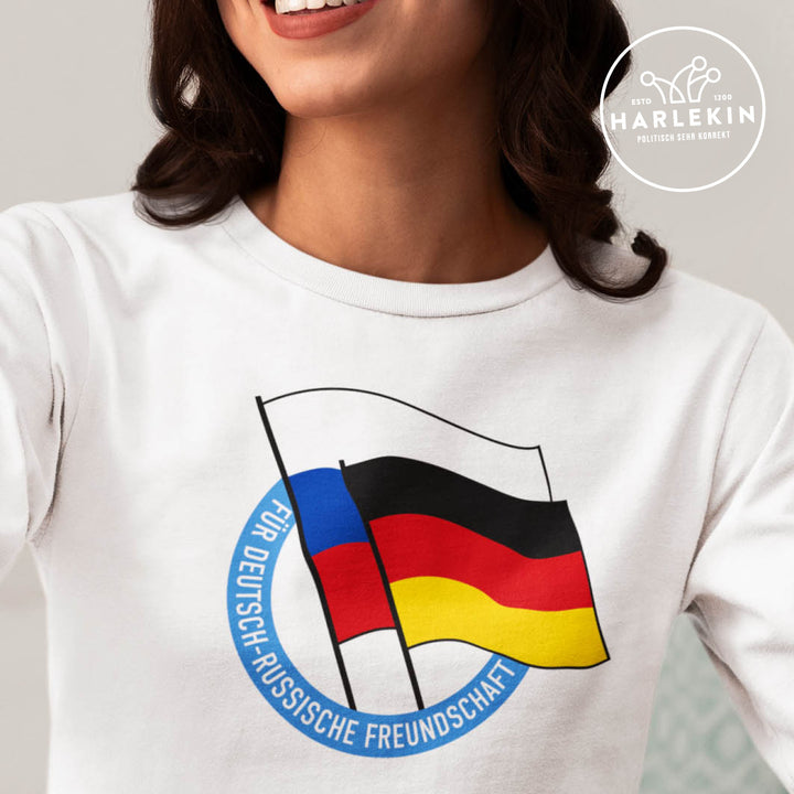 SWEATER MÄDELS • FÜR DEUTSCH-RUSSISCHE FREUNDSCHAFT - hell