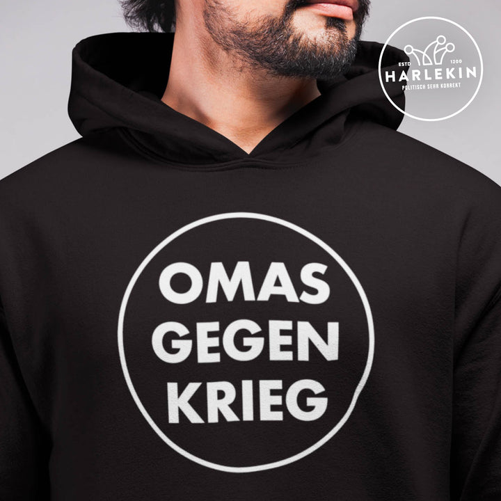 HOODIE BUBEN • OMAS GEGEN KRIEG - dunkel
