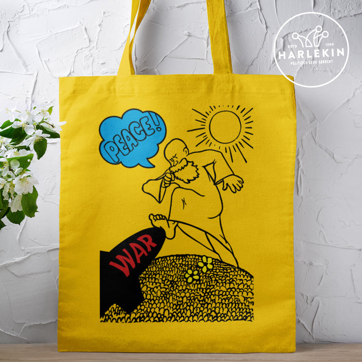 STOFFTASCHE • PEACE & WAR (ORIGINAL DDR-PLAKAT)