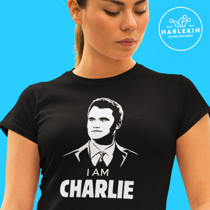 PREMIUM SHIRT MÄDELS • I AM CHARLIE - CHARLIE KIRK