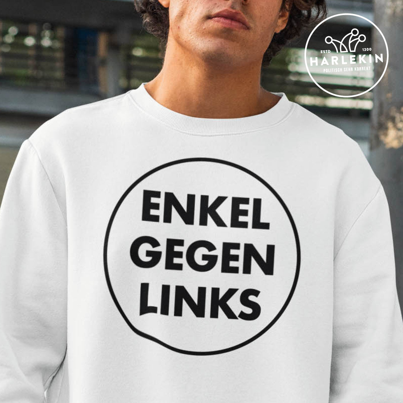 SWEATER BUBEN • ENKEL GEGEN LINKS - hell