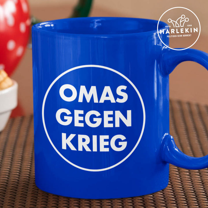 TASSE • OMAS GEGEN KRIEG - dunkel