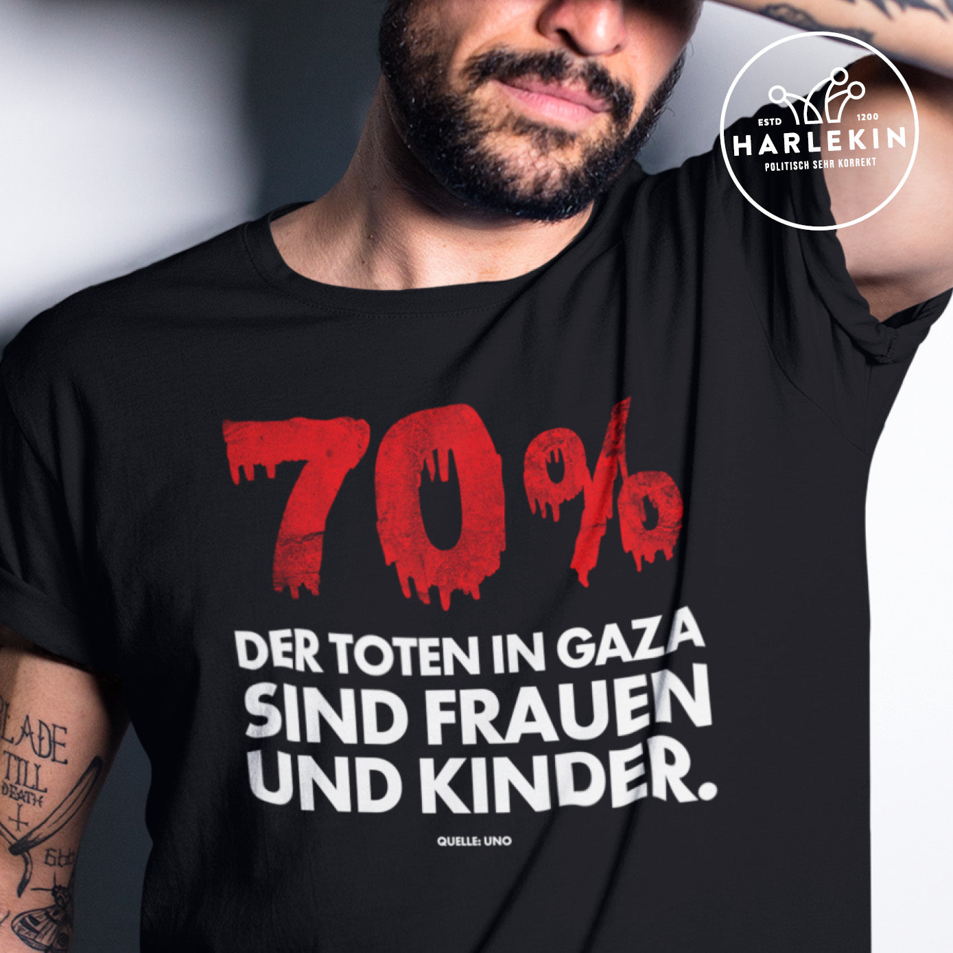 PREMIUM SHIRT BUBEN • 70% DER TOTEN IN GAZA