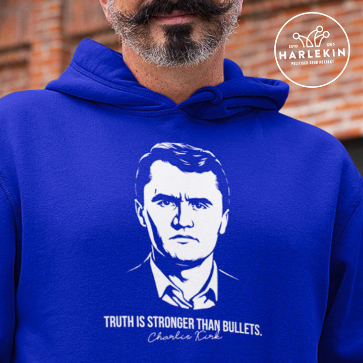 HOODIE BUBEN • TRUTH IS STRONGER THAN BULLETS - CHARLIE KIRK