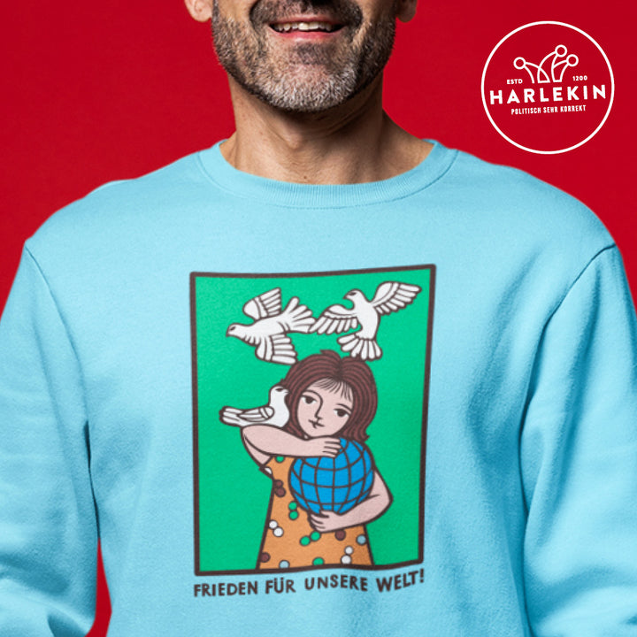 SWEATER BUBEN • FRIEDEN FÜR UNSERE WELT! (DDR-ORIGINAL-PLAKAT)