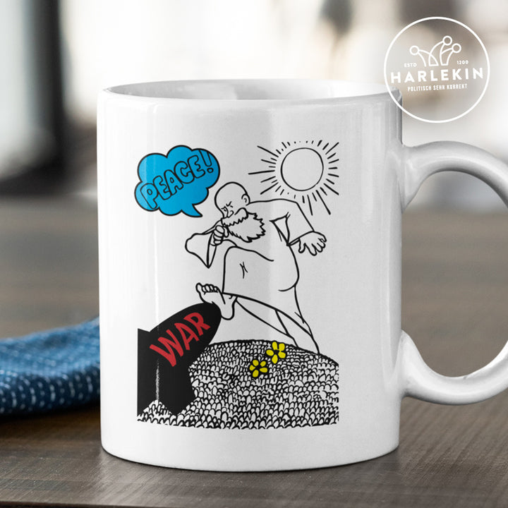 TASSE • PEACE & WAR (ORIGINAL DDR-PLAKAT)