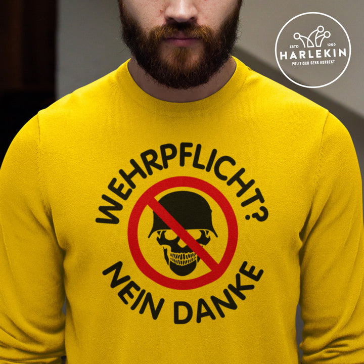 SWEATER BUBEN • WEHRPFLICHT? NEIN DANKE