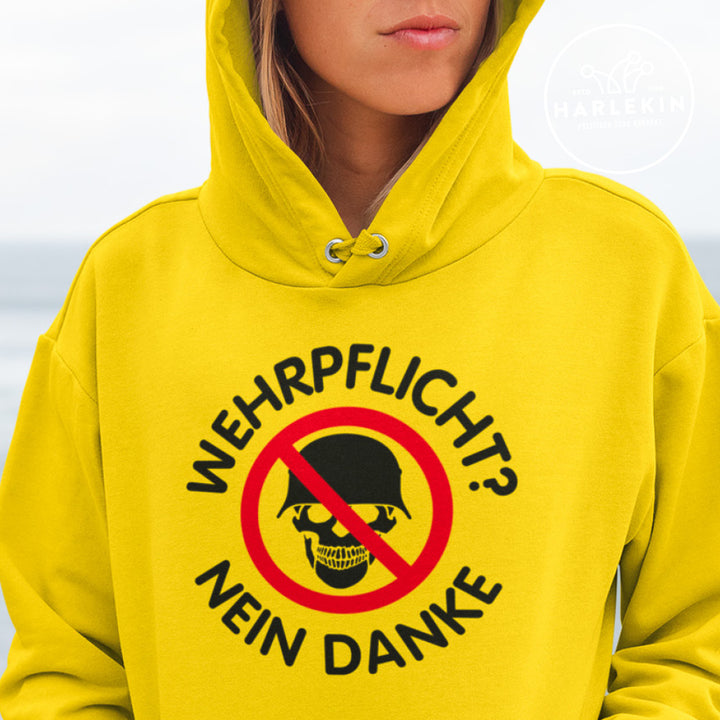 HOODIE MÄDELS • WEHRPFLICHT? NEIN DANKE