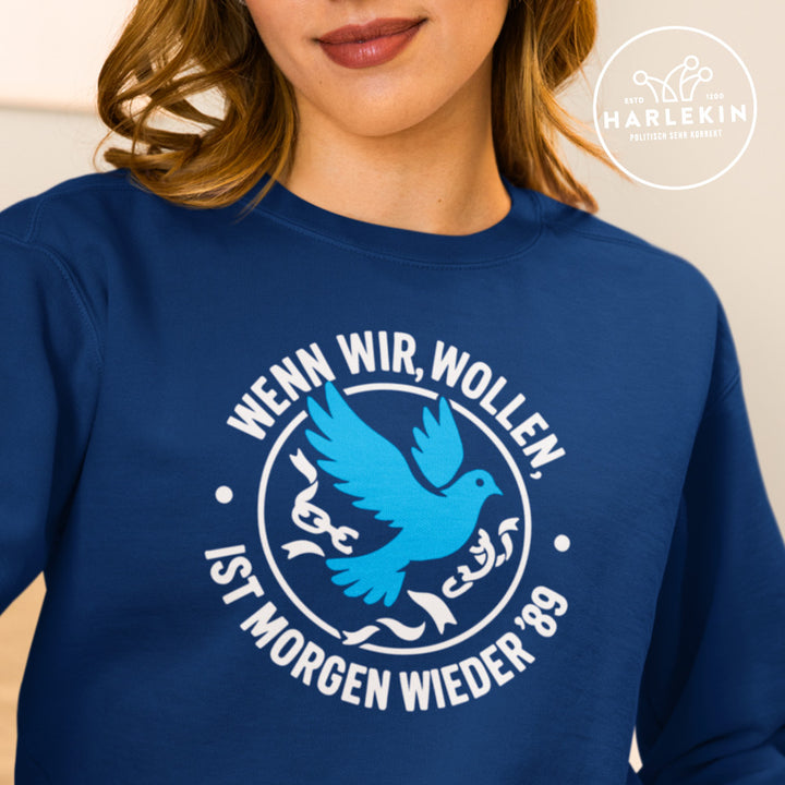 SWEATER MÄDELS • WENN WIR WOLLEN, IST MORGEN WIEDER '89 - dunkel