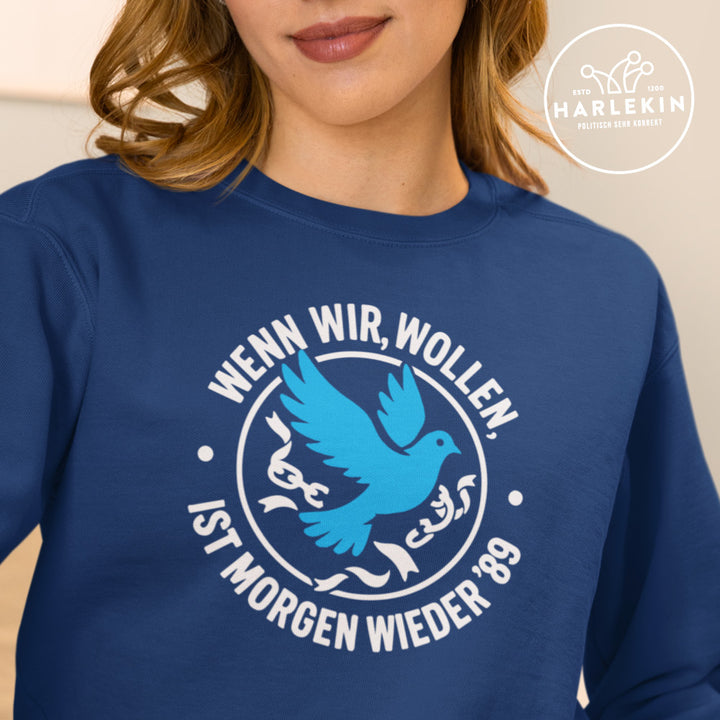 SWEATER MÄDELS • WENN WIR WOLLEN, IST MORGEN WIEDER '89 - dunkel