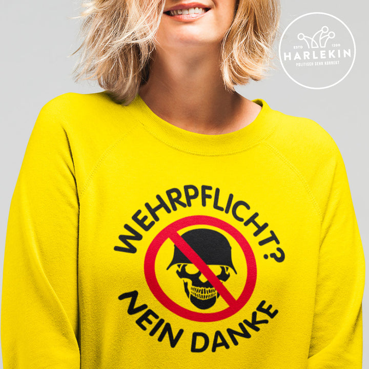 SWEATER MÄDELS • WEHRPFLICHT? NEIN DANKE