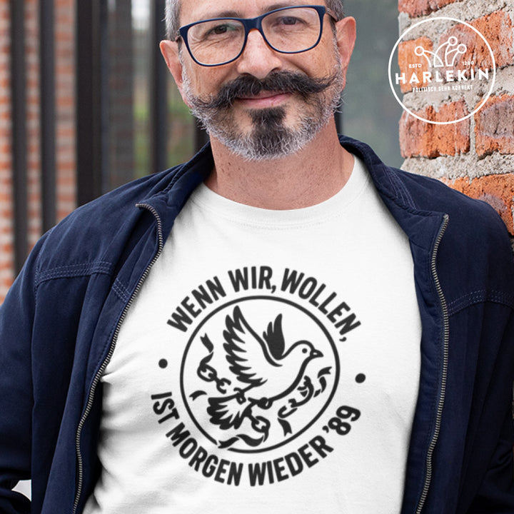 PREMIUM SHIRT BUBEN • WENN WIR WOLLEN, IST MORGEN WIEDER '89 - hell