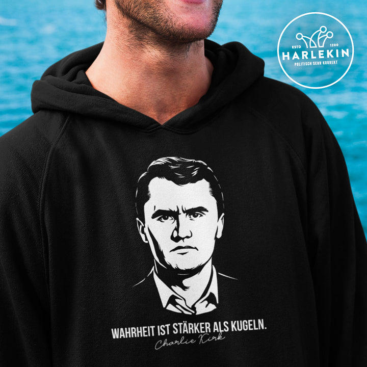HOODIE BUBEN • WAHRHEIT IST STÄRKER ALS KUGELN - CHARLIE KIRK