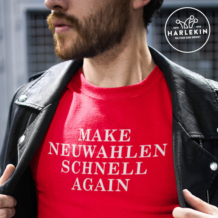 PREMIUM SHIRT BUBEN • MAKE NEUWAHLEN SCHNELL AGAIN