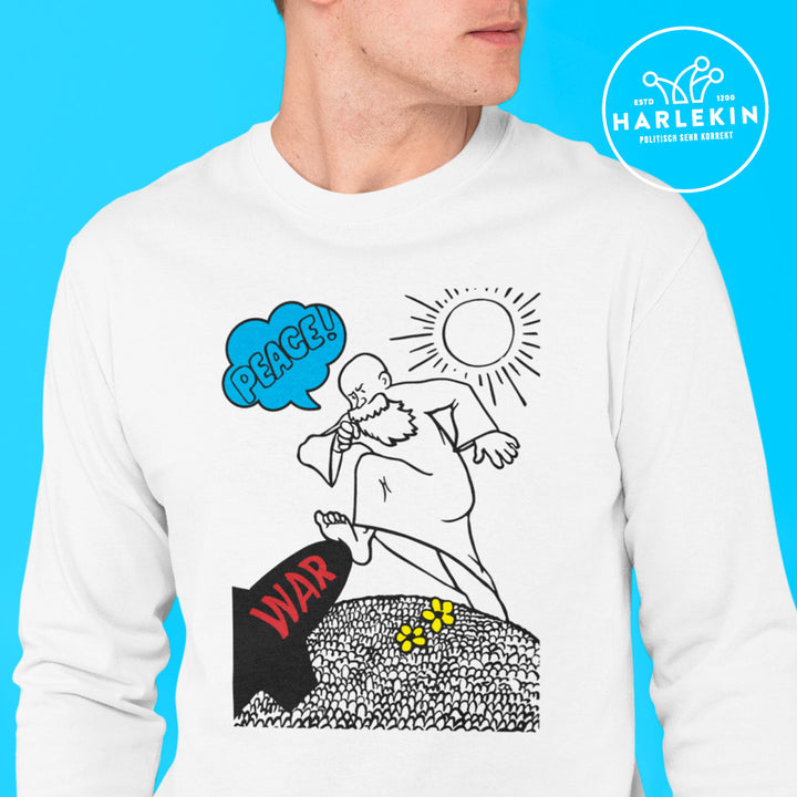 SWEATER BUBEN • PEACE & WAR (ORIGINAL DDR-PLAKAT)