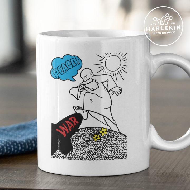 TASSE • PEACE & WAR (ORIGINAL DDR-PLAKAT)