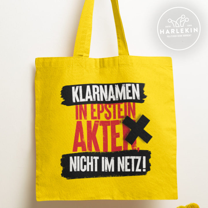 STOFFTASCHE • KLARNAMEN - hell