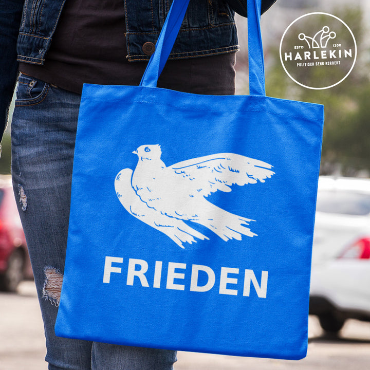 STOFFTASCHE • FRIEDEN (MOTIV ORIGINAL ANSTECKPIN)