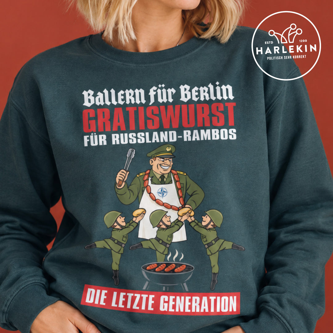SWEATER MÄDELS • GRATISWURST FÜR RUSSLAND-RAMBOS