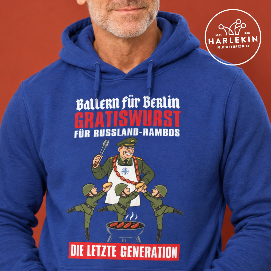 HOODIE BUBEN • GRATISWURST FÜR RUSSLAND-RAMBOS