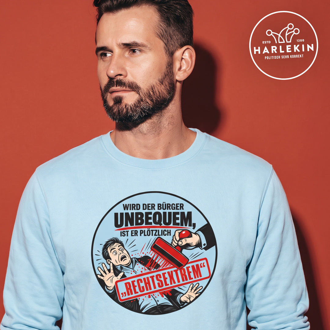 SWEATER BUBEN • WIRD DER BÜRGER UNBEQUEM, IST ER PLÖTZLICH RECHTSEXTREM