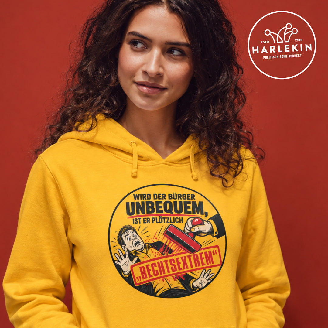 HOODIE MÄDELS • WIRD DER BÜRGER UNBEQUEM, IST ER PLÖTZLICH RECHTSEXTREM
